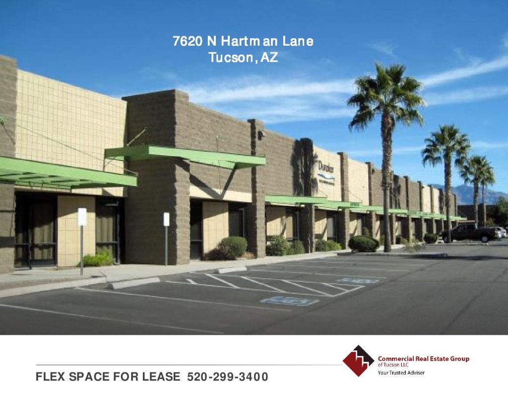 7620 N Hartman Lane Tucson, AZ Your Trusted Commercial Real Estate Advisor